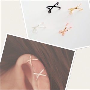 💕NIB Handmade Criss Cross Faux Cuff💕